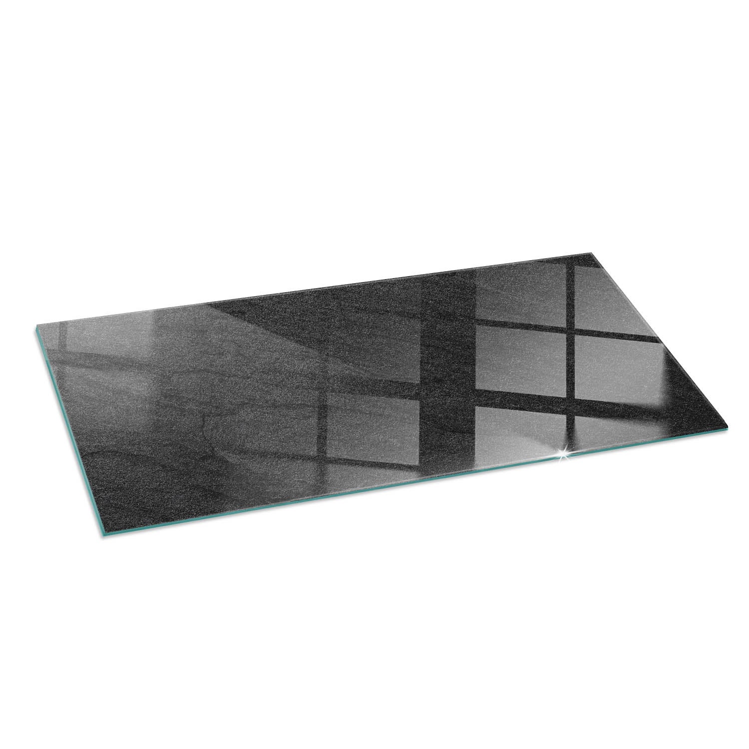 Szkło hartowane na podłogę pod kominek - 125x50 cm - Tekstura kamiennej powierzchni - TULUP