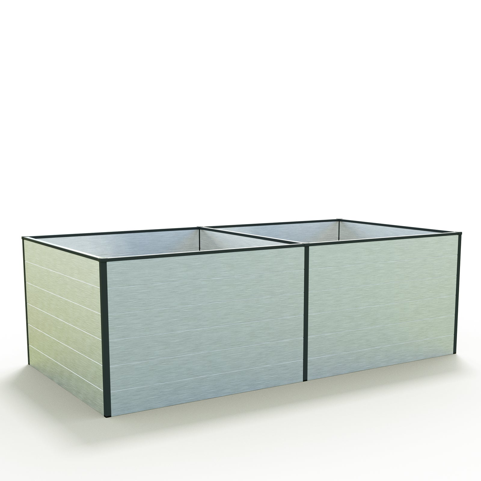 119 x 235 x 77 cm Grzadka podwyzszona, aluminium anodowane