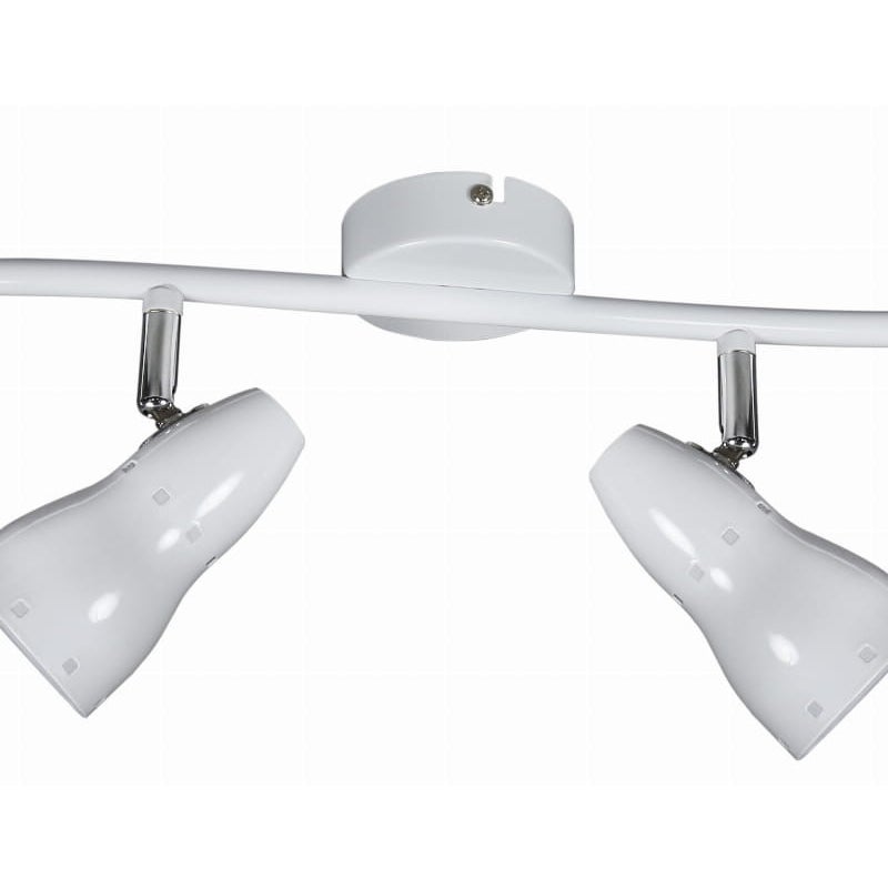 Reflektor sufitowy spot natynkowy Fiord listwa biały chromowany 4xE14x40W wym: 70 x 10 cm metal Candellux