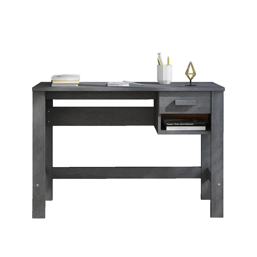 Biurko vidaXL HAMAR Lite drewno sosnowe Ciemnoszary 110x40x75 cm