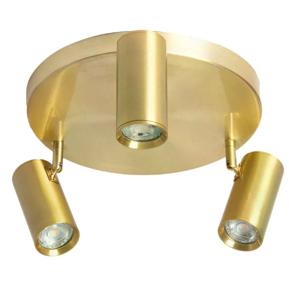 Lampa sufitowa wisząca Christiano złota 3xGU10x40W wym: 18 x 30 x 30 cm metal Abruzzo