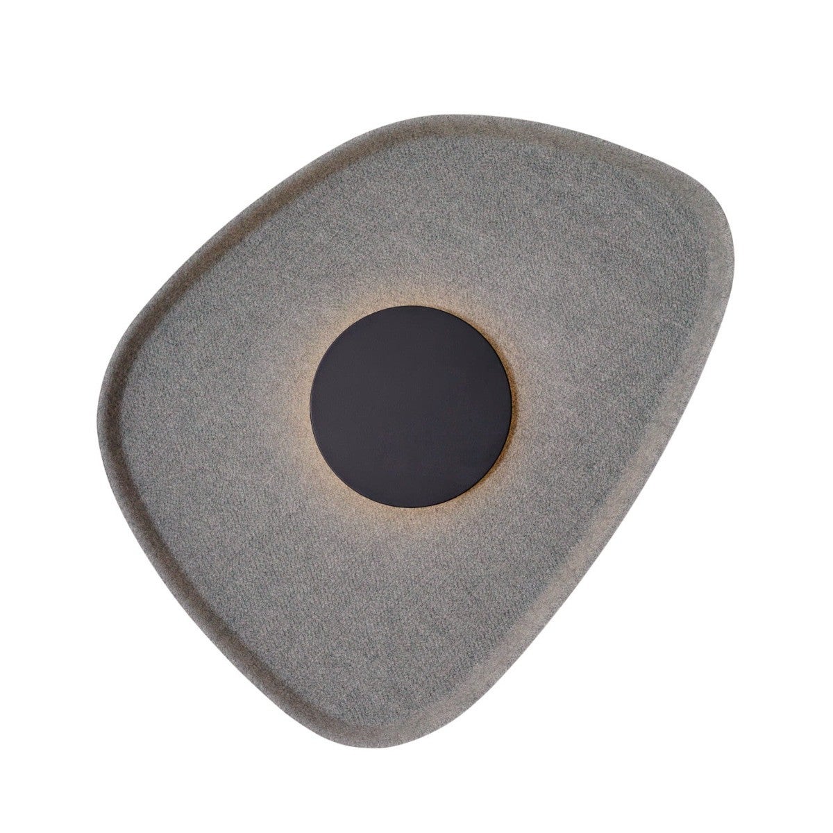 Kinkiet ścienny Deux czarno-szary LED 5W 3000K 150lm wym: 30 x 40 x 7,5 cm filc IP20 Maxlight