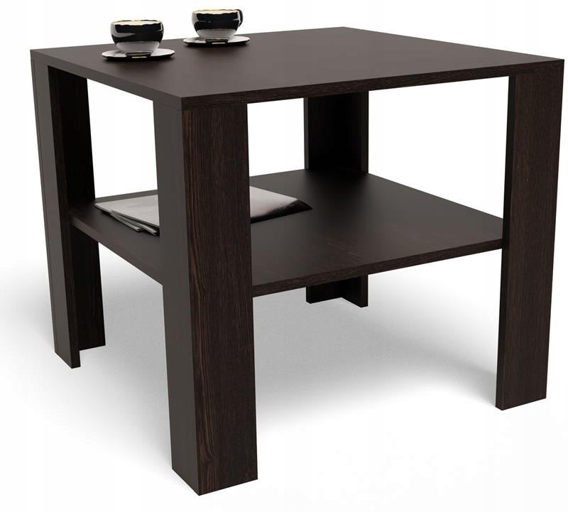 Ława stolik kawowy 68x68 WYSOKA EX3 wenge