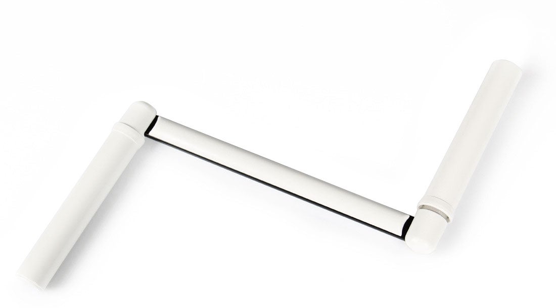 Poignee De Manivelle Profil Blanc Laquee [l.300] - 2