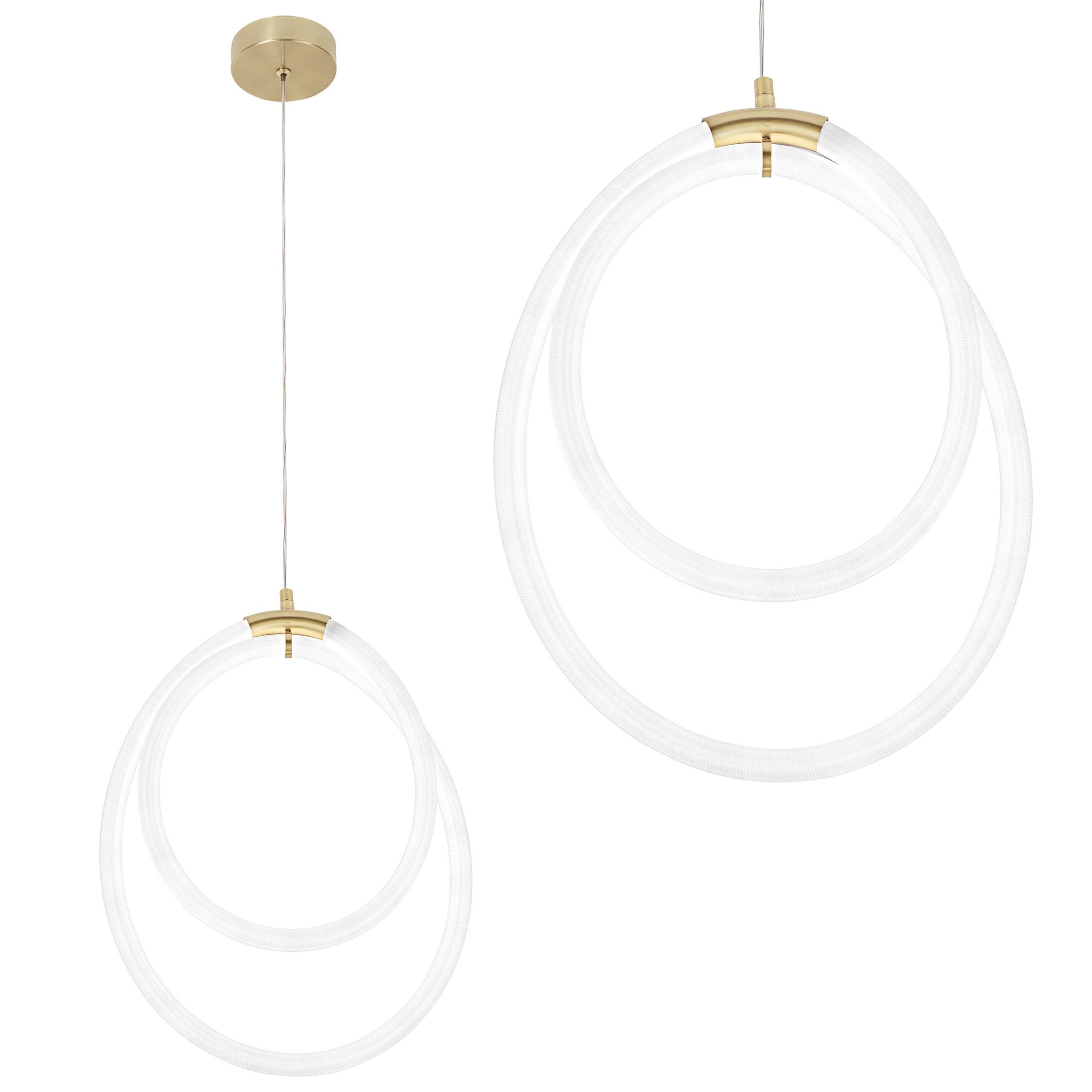 Lampa Sufitowa Wisząca Led Toolight Led G021-Cp Złoty