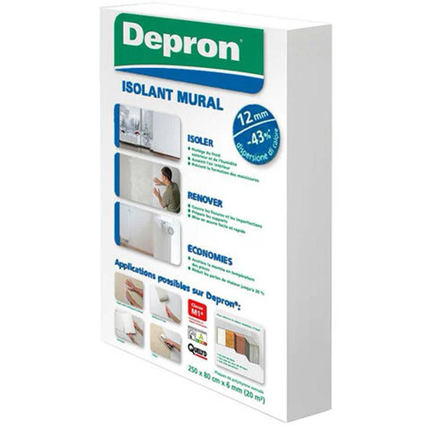 PANNEAUX ISOLANTS DEPRON 12MM (125 X 80) PACK 10 MQ Leroy Merlin — free download