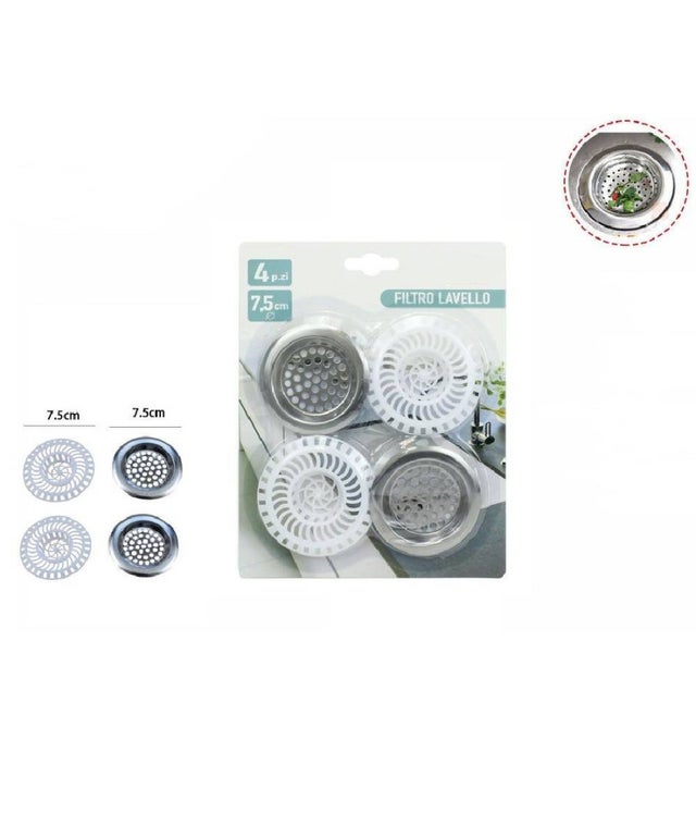 Filtro Di Scarico LEEQBCR - Set Da 2 Per Lavandino E Doccia - Acciaio Inox Anti Intasamento - Foto 6