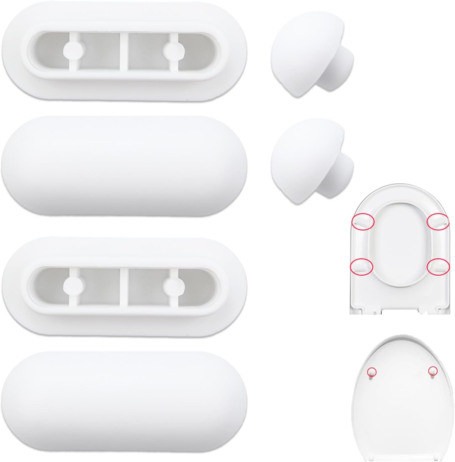 Kit Vis Et Boulons Universels Pour Siège De Toilettes – 2 Pièces, Acier Inoxydable, Installation Facile