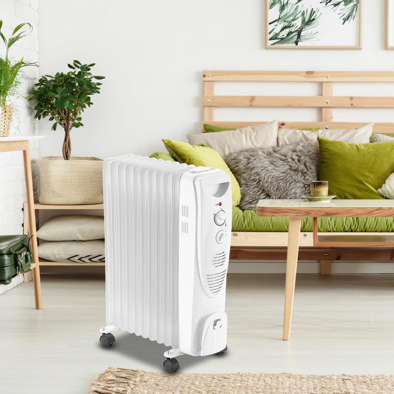 Pro Breeze Radiateur Ã bain d'huile 2500W, 11 éléments - Chauffage