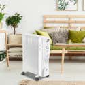 Pro Breeze Radiateur à bain d'huile 2500W, 11 éléments - Chauffage Pro Breeze Radiateur à bain d'huile 2500W, 11 éléments - Chauffage