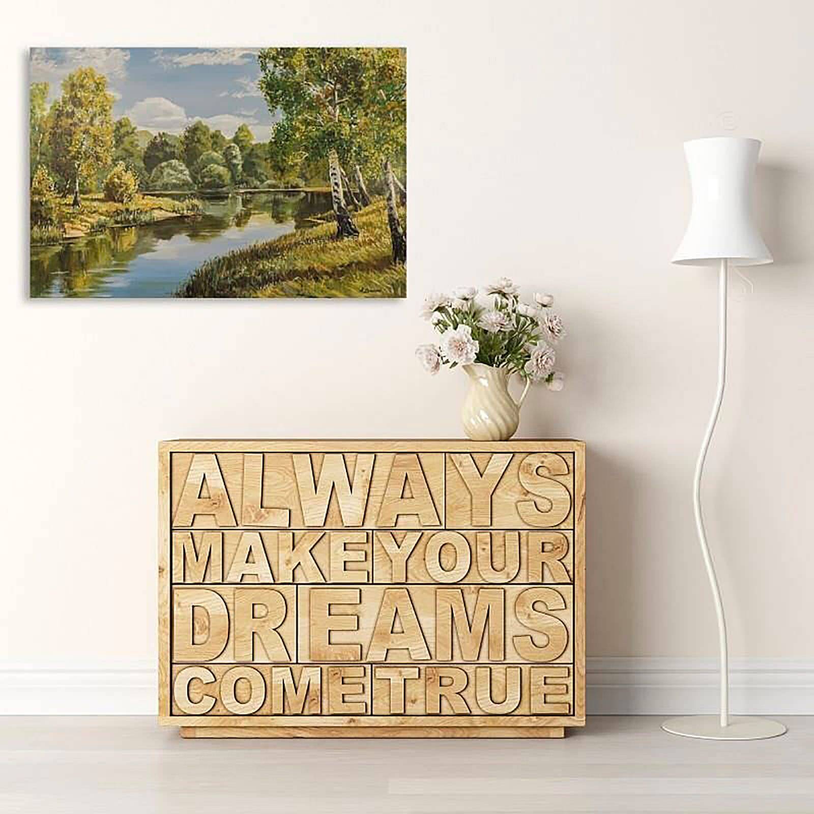 Tableau la rivière - 120 x 80 cm - 4