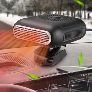 Riscaldatore Per Auto 12V 2 In 1 – Aria Calda E Fredda, Base Girevole 360°, Sbrina Il Parabrezza In 3 Secondi