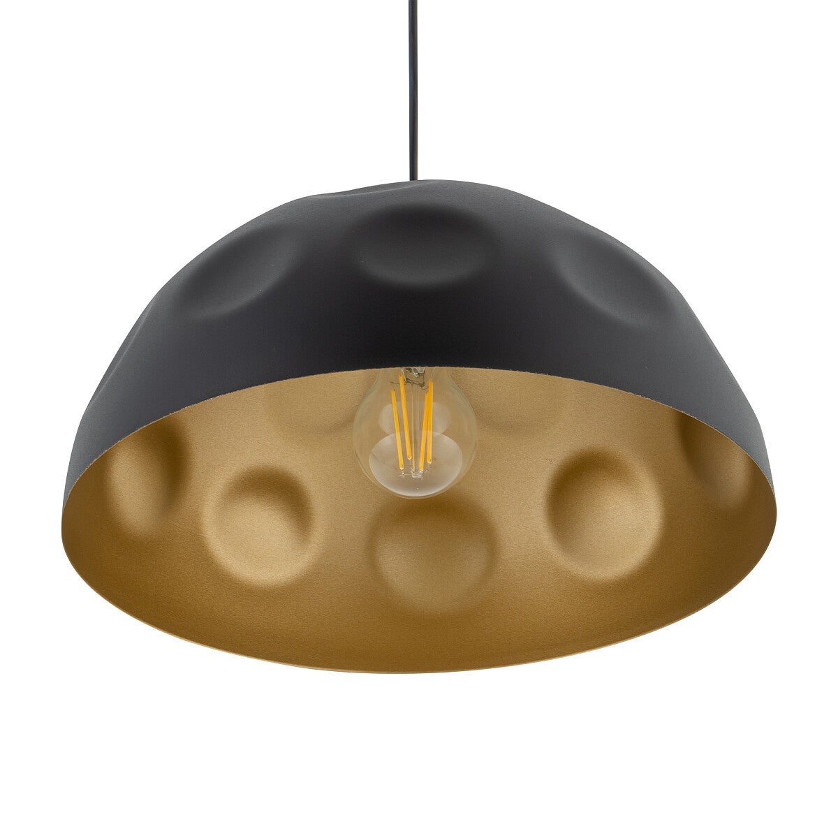 Lampa wisząca Hemisphere czarno-złota 1xE27x25W nad stół wym: 130 x 50 x 50 cm metal Nowodvorski Lighting