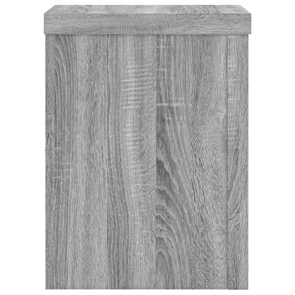 Maison Exclusive - Supports pour plantes 2 pcs sonoma gris bois d'ingénierie - 5