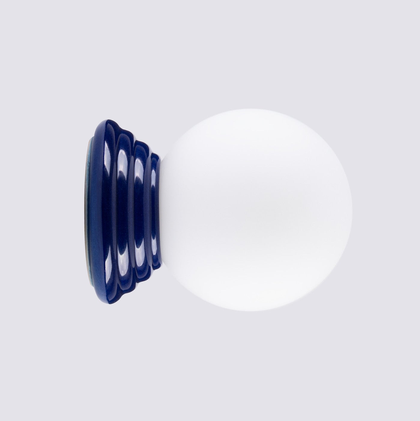 Kinkiet ścienny ceramiczny szkliwiony ZORI ultramaryna 1xG9x15W ceramika / gips wym:12x12x16cm IP44 Sollux Lighting - 7