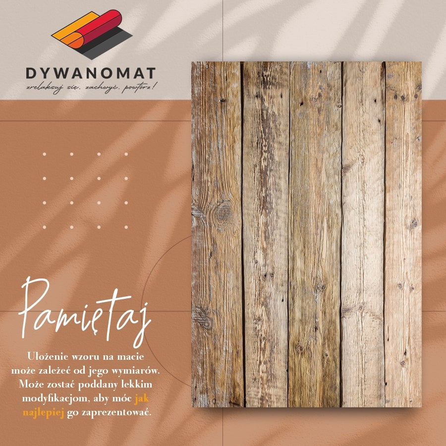 Dywanik winylowy beżowy w linie, mata winylowa dekoracyjna do salonu 150x225 cm – Tulup - 3