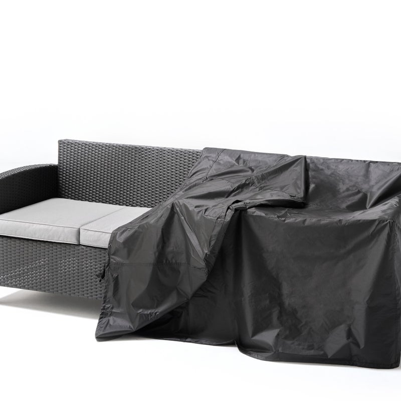 Pokrowiec ochronny na sofę dwuosobową zewnętrzną z poliestru 220 x 70 x 90 cm