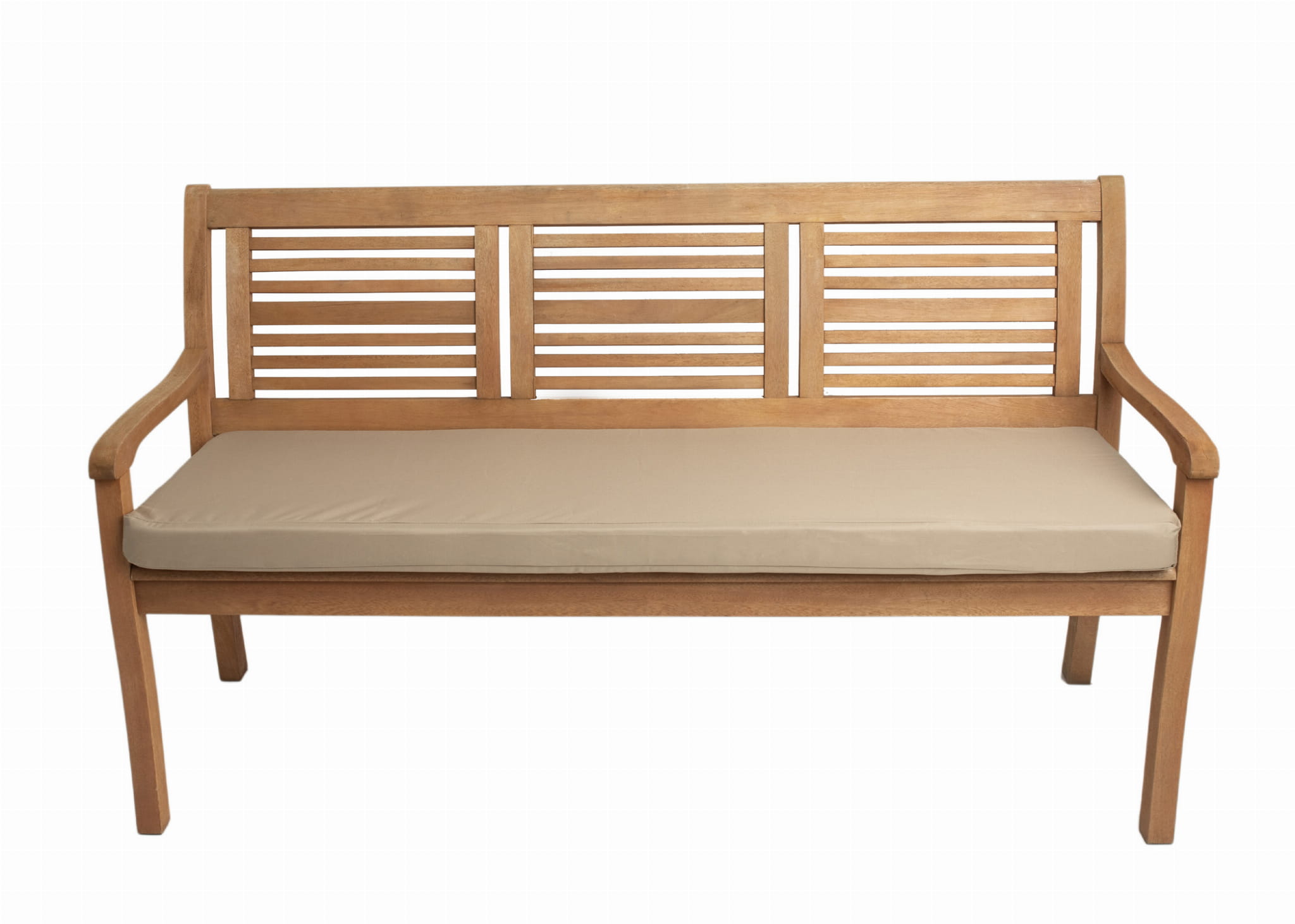 Cojín para banco de jardín 110x50x7cm asiento, cojín para columpio de jardín beige, cojín de asiento plano, cojín para banco de jardín
