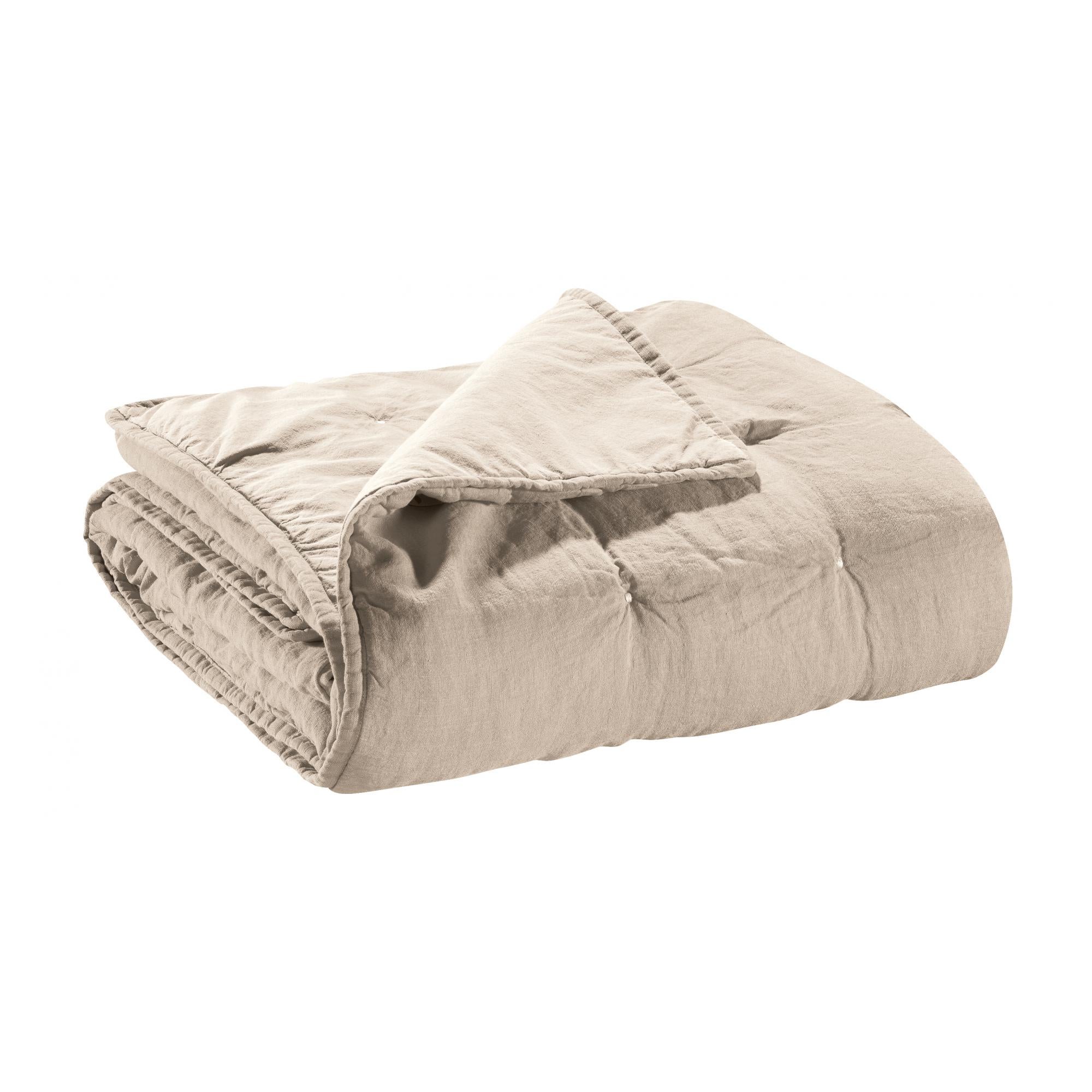 Manta de cama zeff natural 180 x 260 cm natural 180 x 260 cm vivaraise