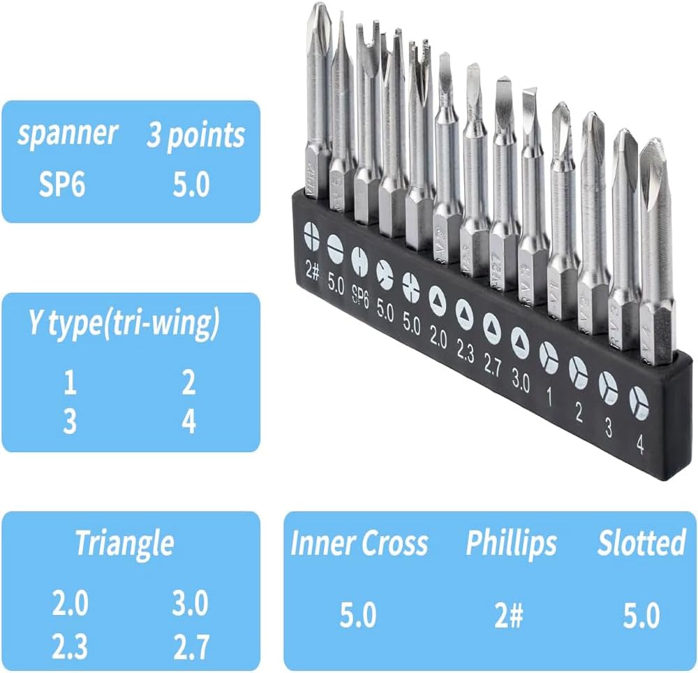 Inserto per cacciavite TIPO PZ2X25 - 10 PZ S2
