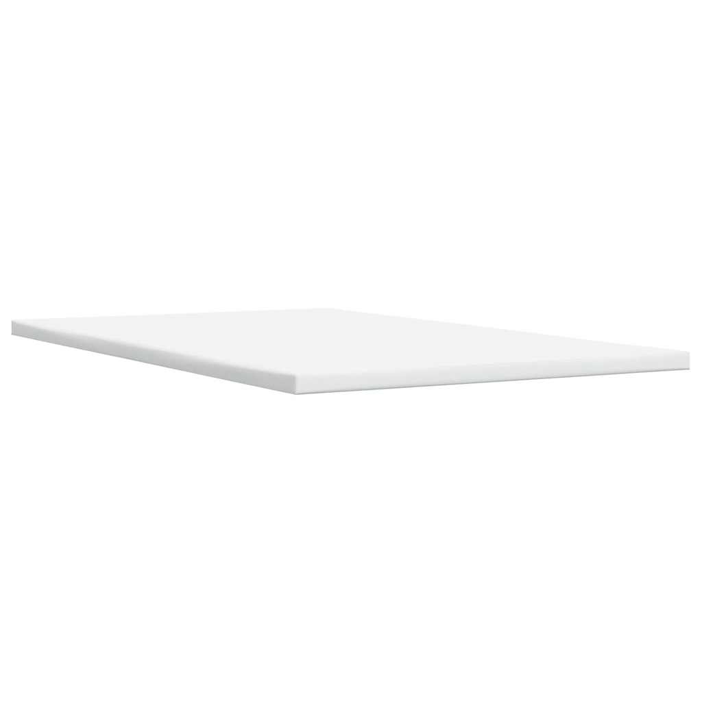 Sommier à lattes de lit avec matelas Bleu 120x200 cm Tissu — COMFORTXL - 9