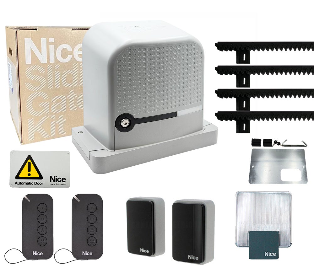 NICE ROBUS KIT 400 24V PER CANCELLI SCORREVOLI FINO A 400 KG CON 4MT — free download