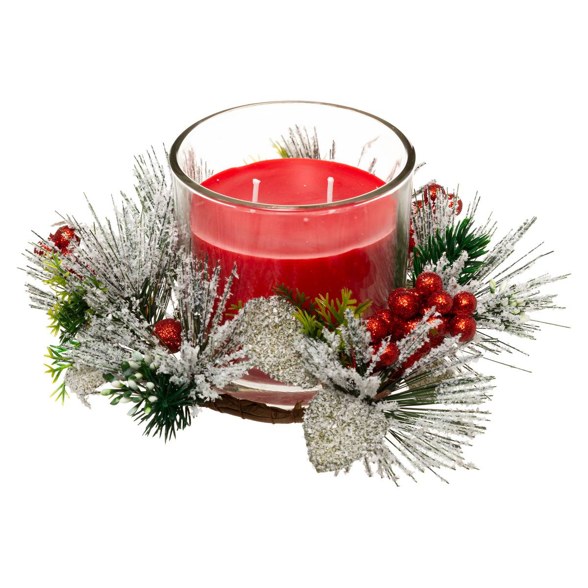 16 Candeline Colorate Rosse 250 X 13 Mm - Cera Pura RAL, Combustione Pulita E Senza Odore, Ideali Per Atmosfera Natalizia