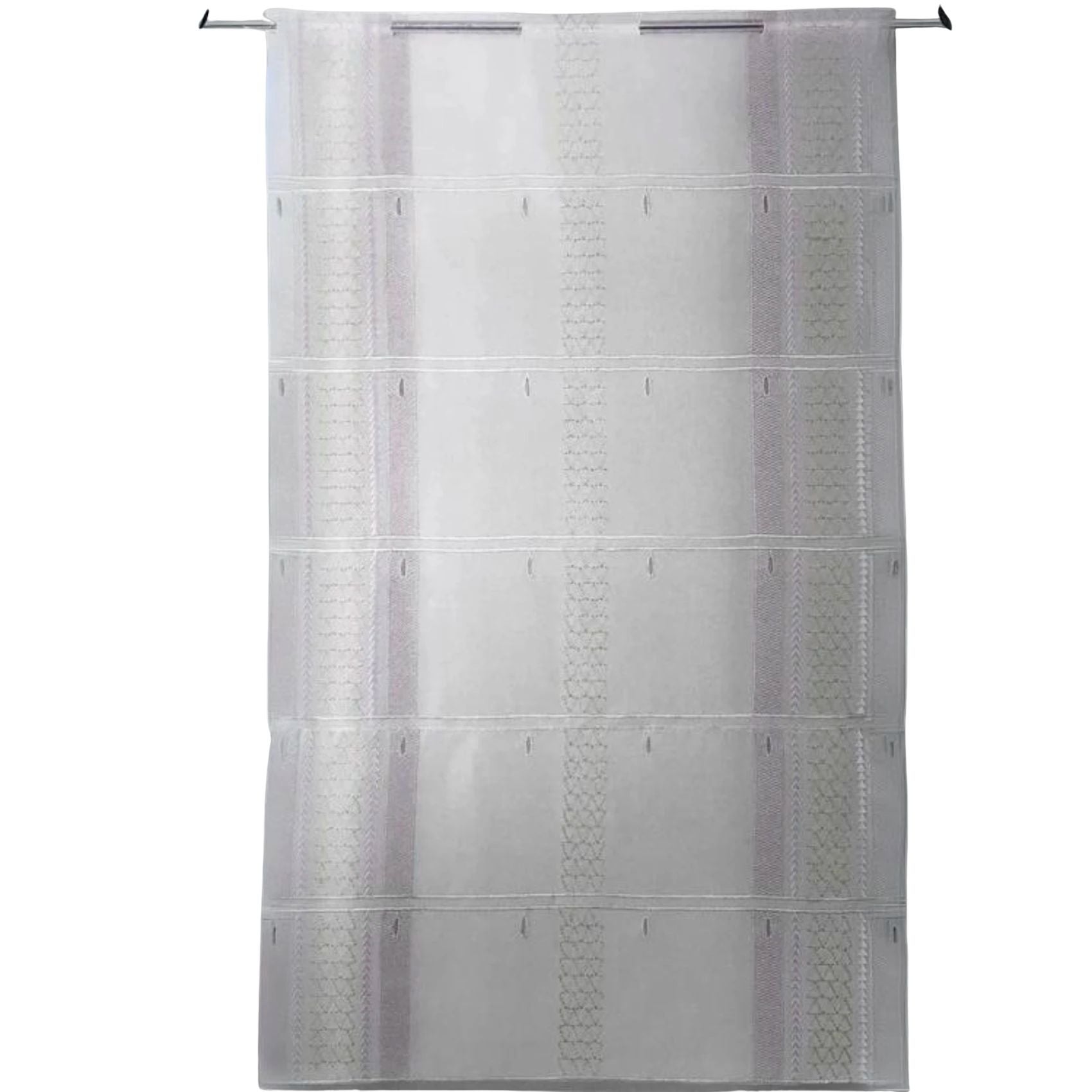Modulable droit à motifs géométriques - Gris clair - 58x180 cm - Polyester - 3
