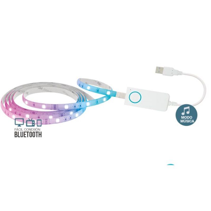 Css Led CSS 204035002 | Kit Bande LED 2M Smart par bluetooth 5W/M RGB IP44 ...