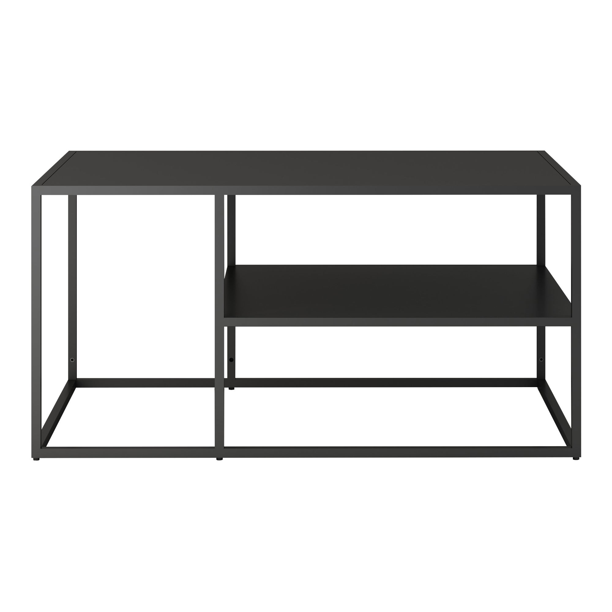 Table basse Solund du Salon Rectangulaire 45 x 90 x 60 cm Noir [en.casa] - 5