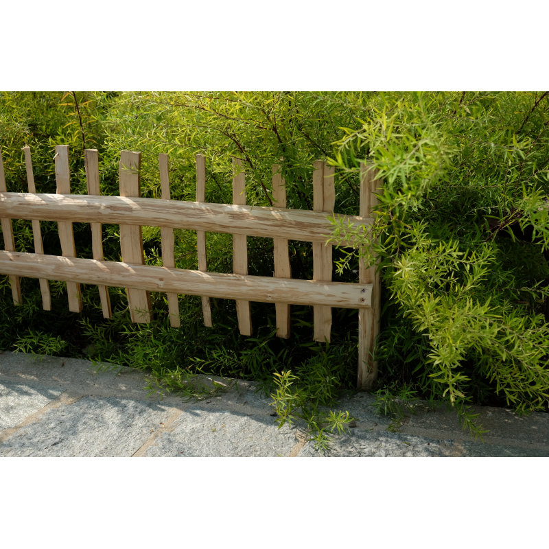 Bordure De Parterre 100x30 Cm Lot De 10 - Clôture Noisetier Naturelle Pour Jardin Et Fleurs