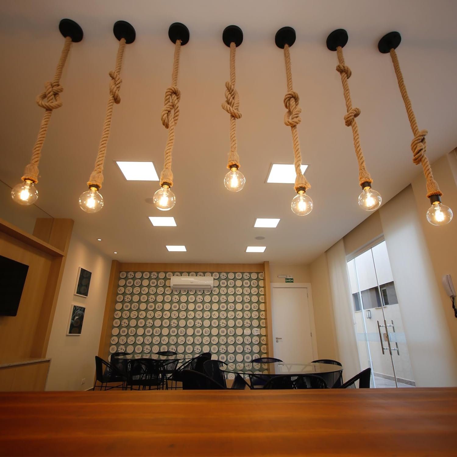 NETTLIFE Lot de 2 ampoules LED E27 lampe vintage - ampoule à filament blanc chaud G95 2700K 4W Edison, idéale pour maison, hôtel, café, bar - 8