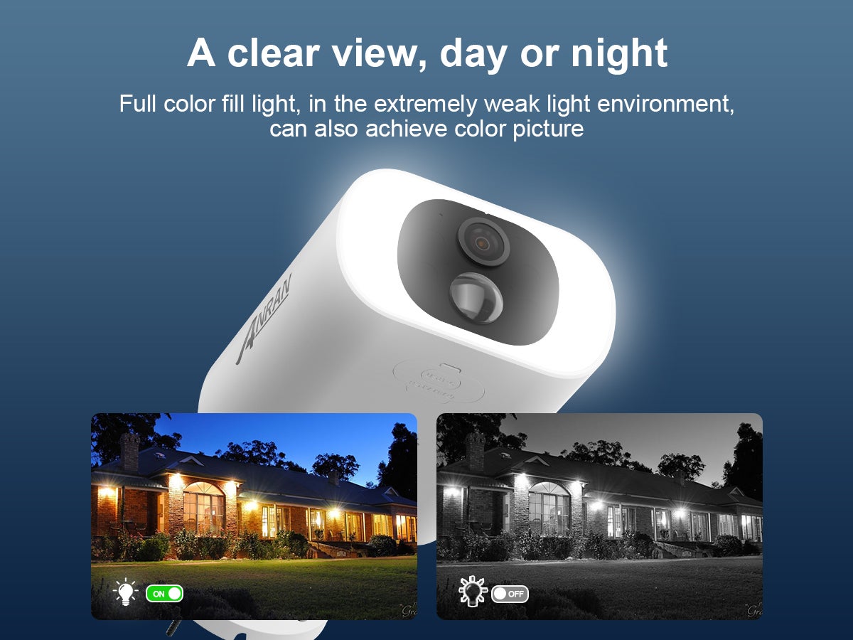 Caméra de Surveillance Extérieur sans Fil Solaire 5MP 3K HD Camera Batteries Rechargeable avec panneau solaire intégrée-ANRAN C3 Max - 12