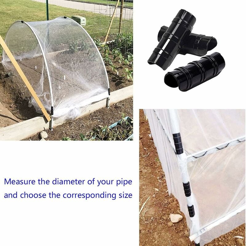 Lot de 24 clips pour tubes de serre de 18 à 20 mm de diamètre H231 - 4