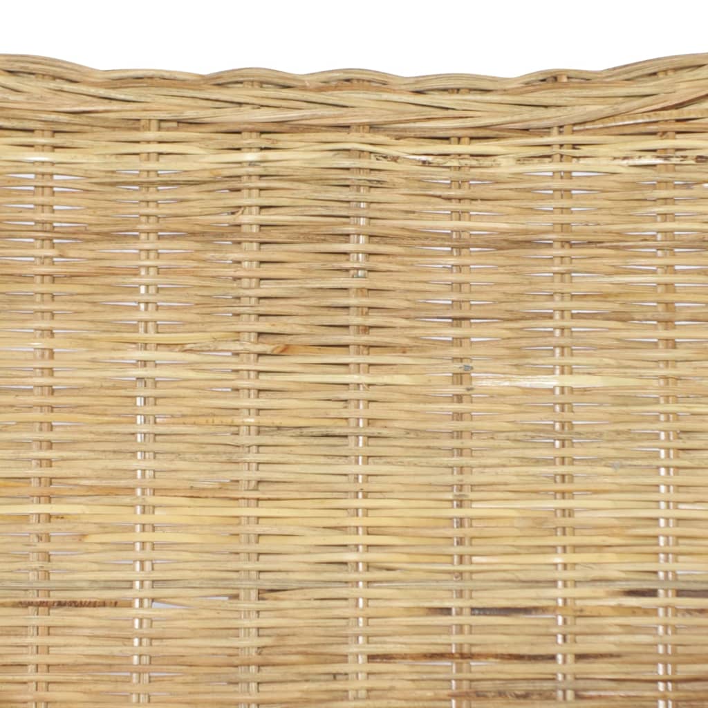 Divano 2 posti per soggiorno salotto interno casa sedute 120 x 84 x 90,5 cm rattan naturale e lino 02_001 02_0019583 - 4