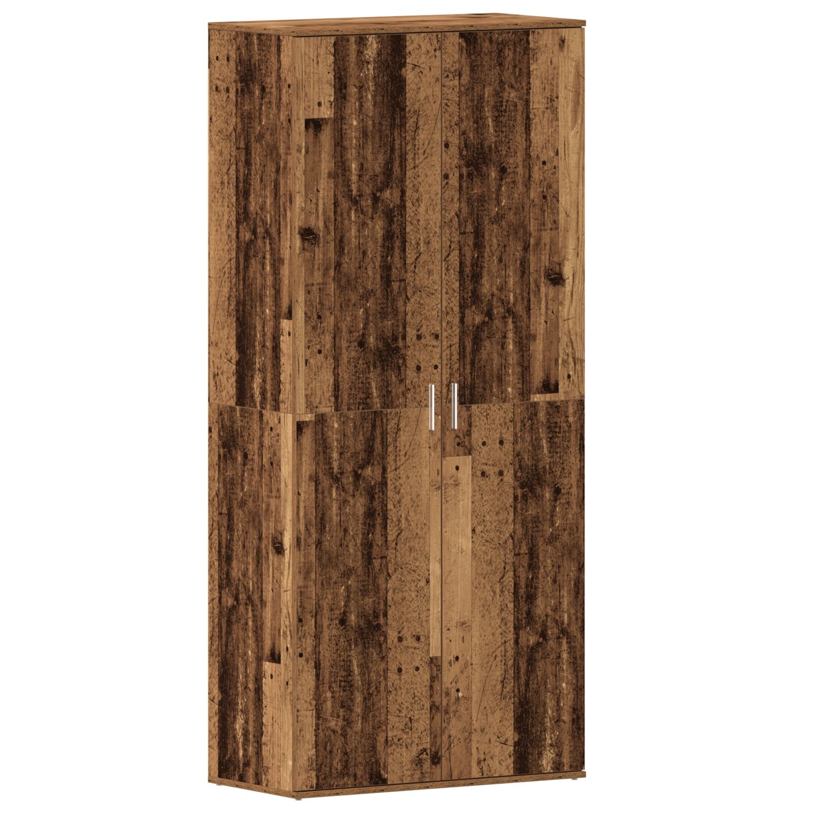 Szafka na buty z półką z drzwiami Stare drewno 80 x 39 x 178 cm vidaXL