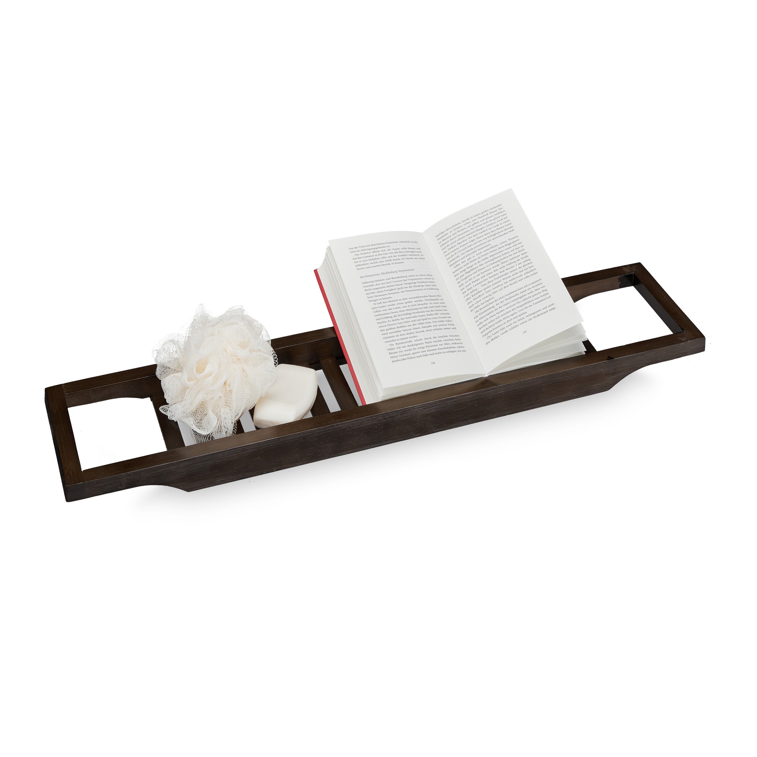 Plateau De Baignoire En Bambou Relaxdays 70 Cm – Pont Salle De Bain Naturel Avec Porte-Verre, Supports Téléphone & Tablette, Pour Moments Bien-Être