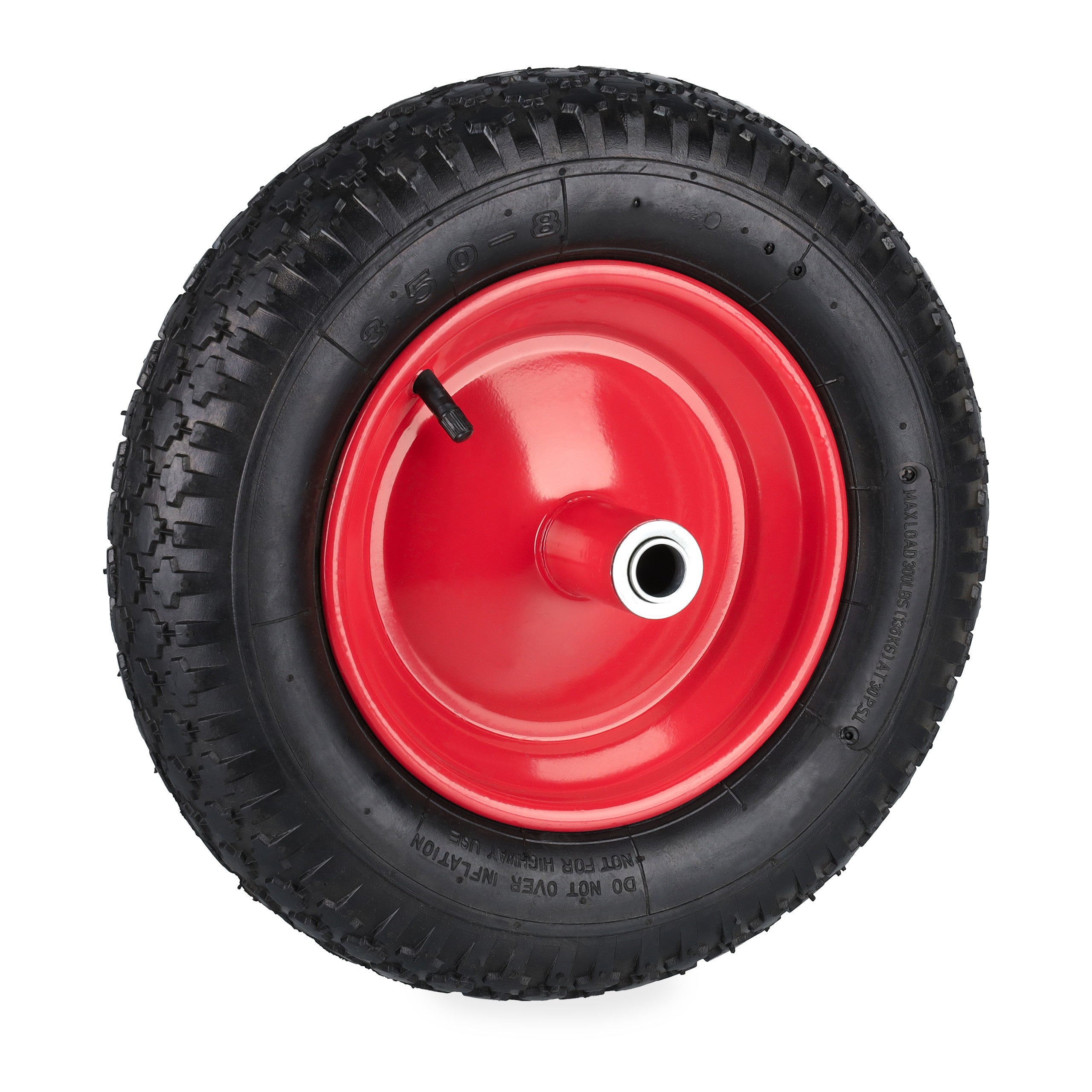 2 Mangueras Para Rueda De Carretilla 3.50/4.00-6 - Repuesto Con Válvula De Coche Recta, 170 Kg Capacidad