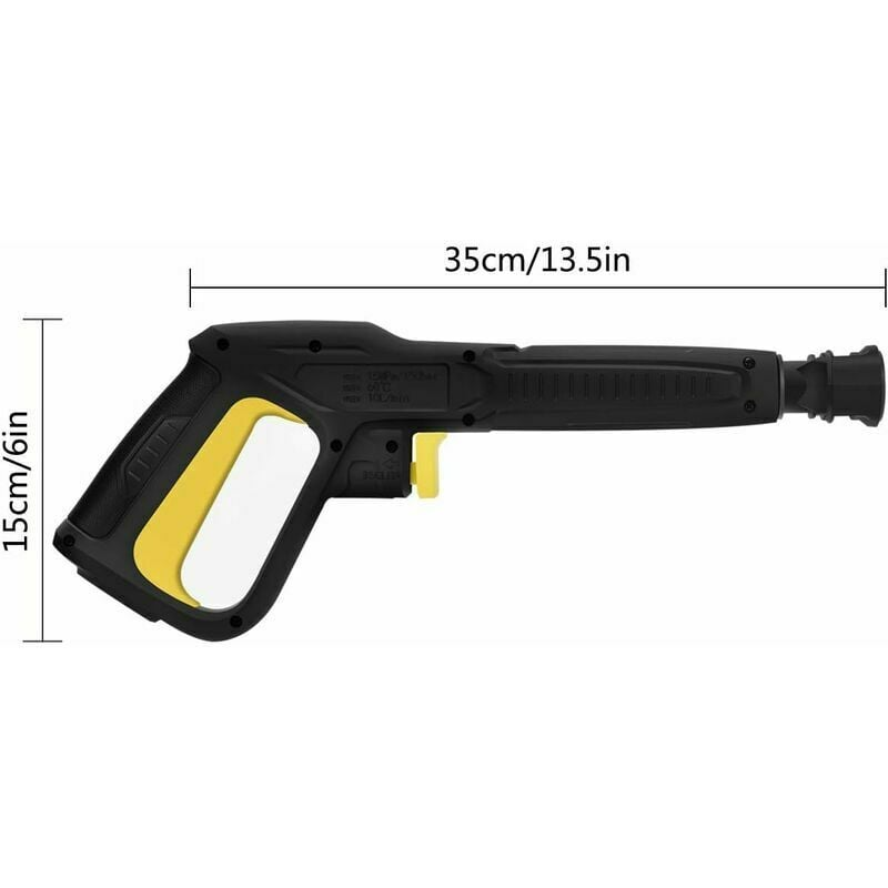 Pistolas de pulverização e pistolas de reposição para lavadoras de pressão Karcher K2 K3 K4 K5 K6 K7. - 3