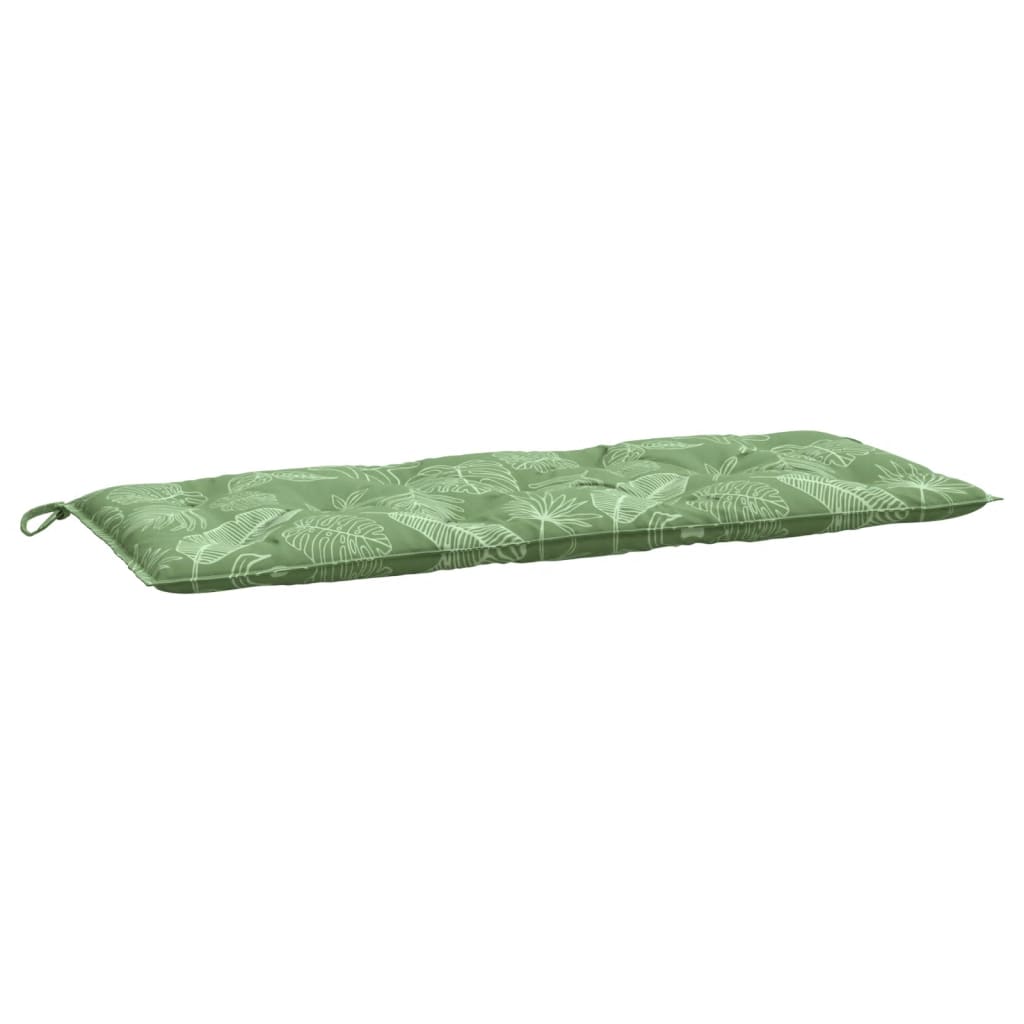 Maison Exclusive - Coussins de banc de jardin lot de 2 motif de feuilles tissu - 4