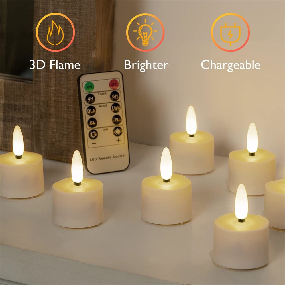 Candele led ricaricabili a candele e lumini per la decorazione della casa | Acquisti Online su