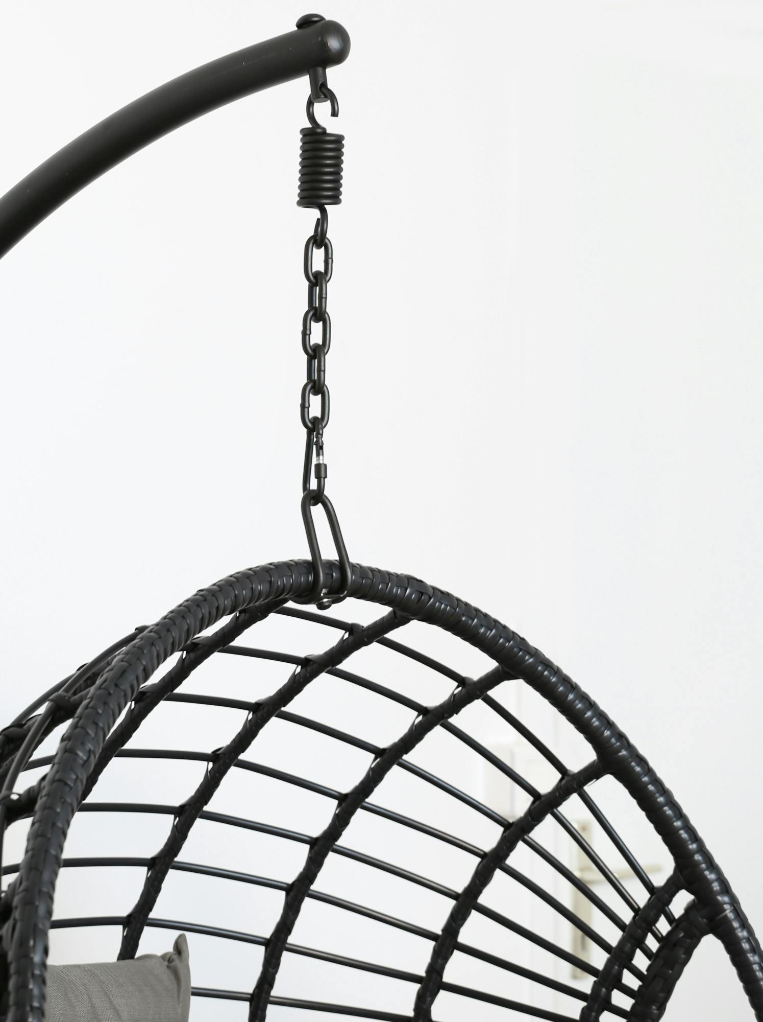 Fauteuil suspendu résine noire SOUTH BEACH - 5