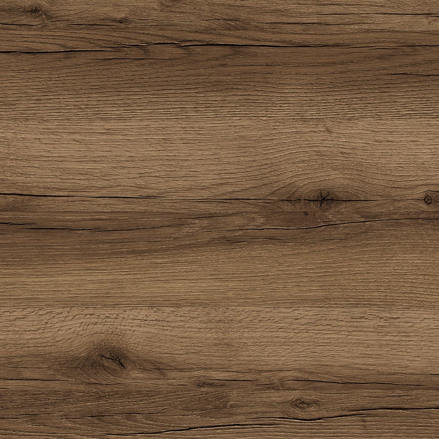 Meuble de salle de bain 120cm avec plateau et 2 vasques à poser Ares - 2 tiroirs - sans miroir - tabaco (chêne foncé) - LUNA - 5