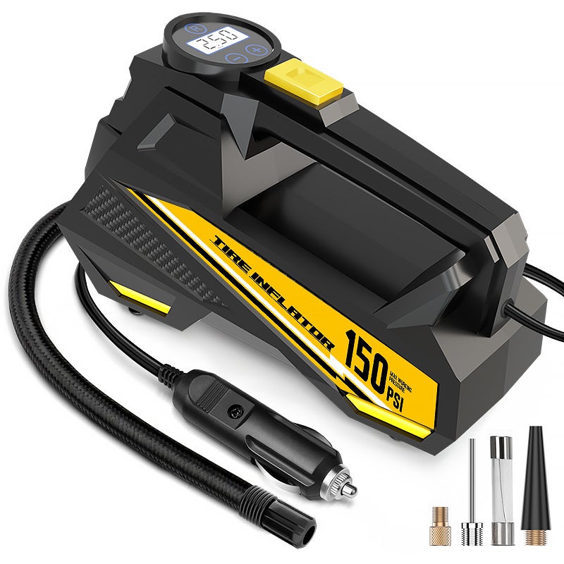 Gonfiatore digitale per pneumatici, compressore d'aria portatile