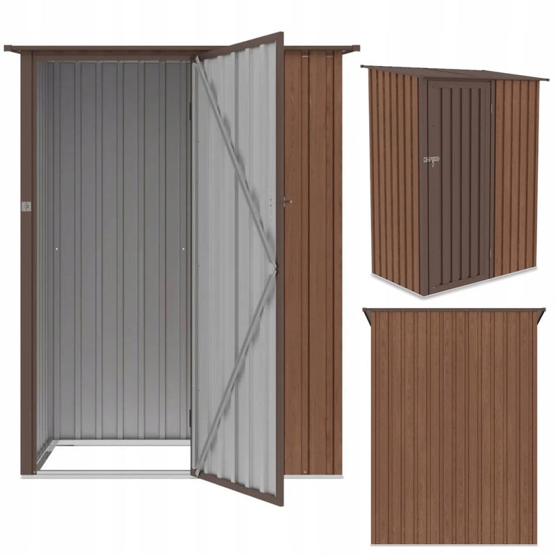 Domek Schowek Ogrodowy Szopa na Narzędzia KENT 143x89cm Metalowy na działkę 1 szt