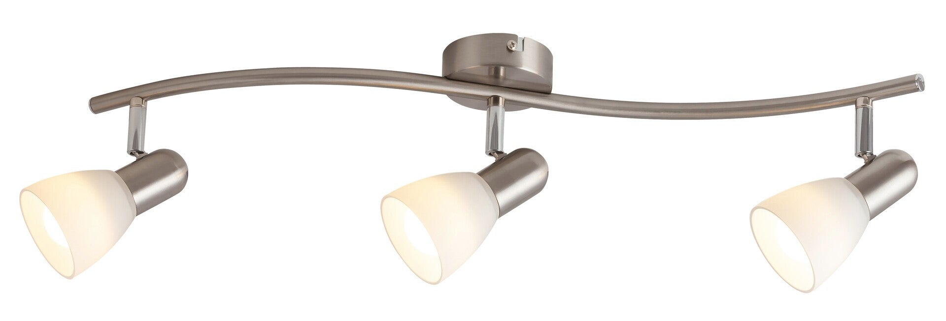 Reflektor sufitowy spot natynkowy Soma listwa chrom satynowany-biały 3xE14x40W wym: 17 x 60 x 8 cm metal Rabalux