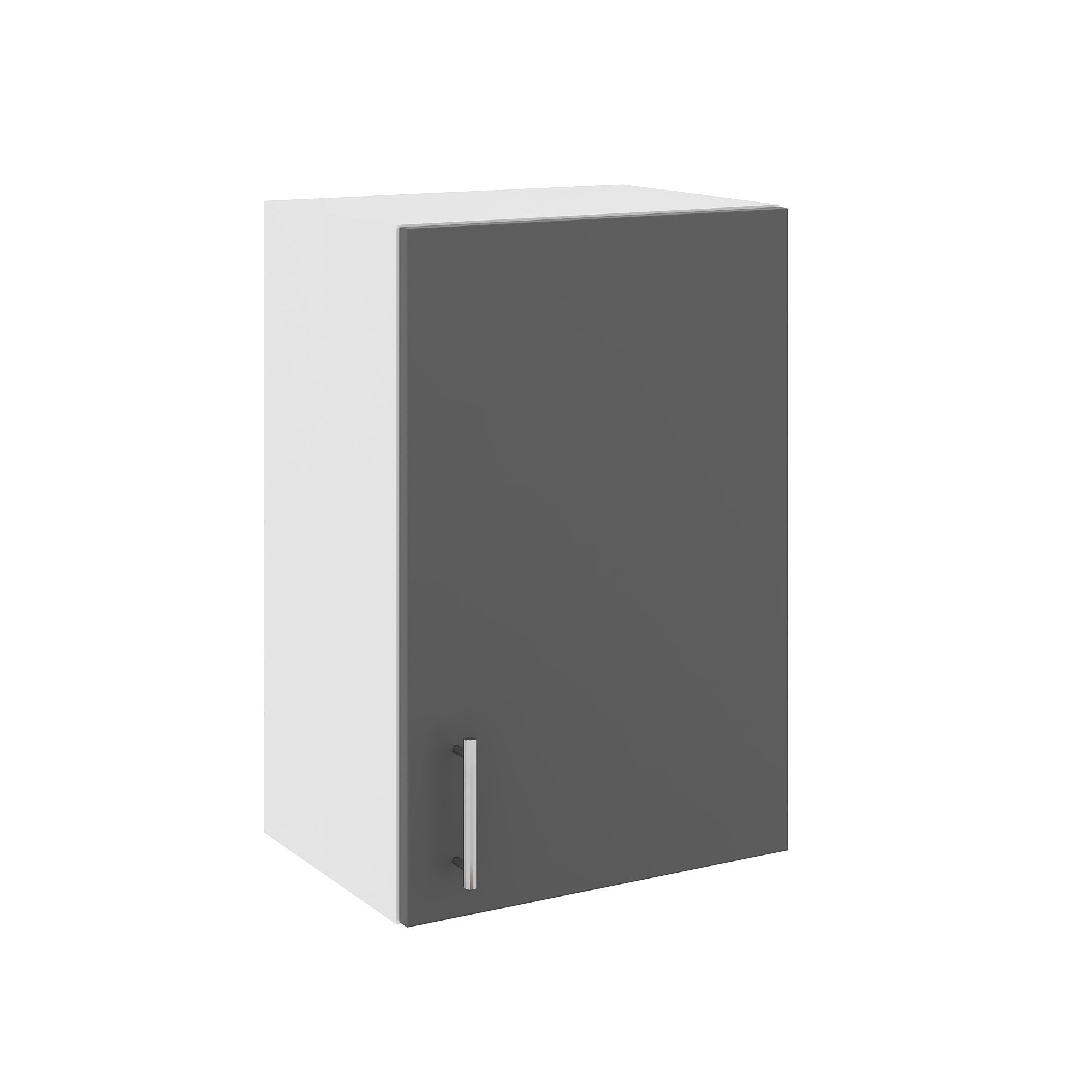 Meuble haut haaus Karo, 1 porte, Anthracite/Blanc, 40 x 30 x 60 cm - 2