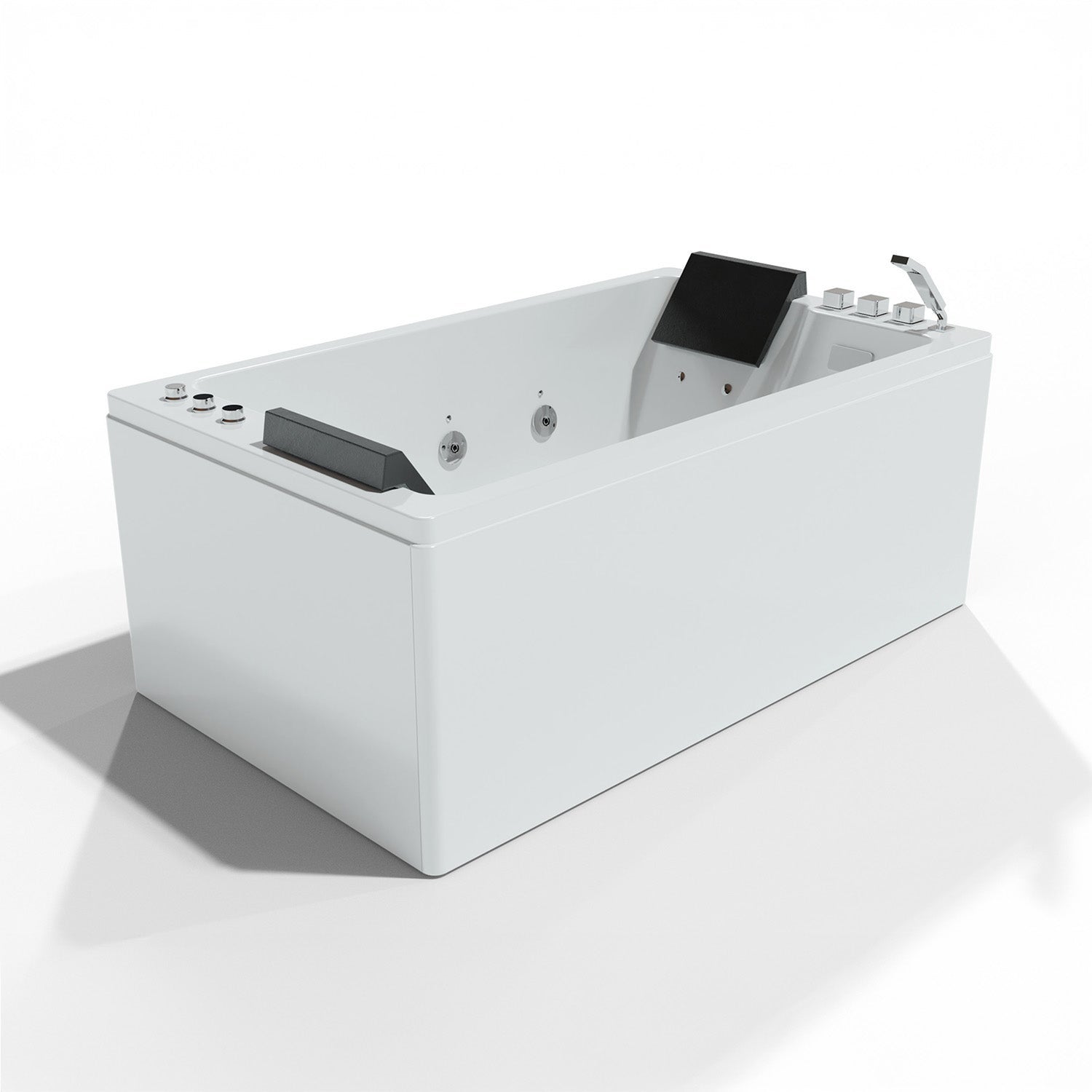 Baignoire Balnéo 2 Personnes Brava Duo Jets 170 X100 X63 Cm, By Spalina - 2