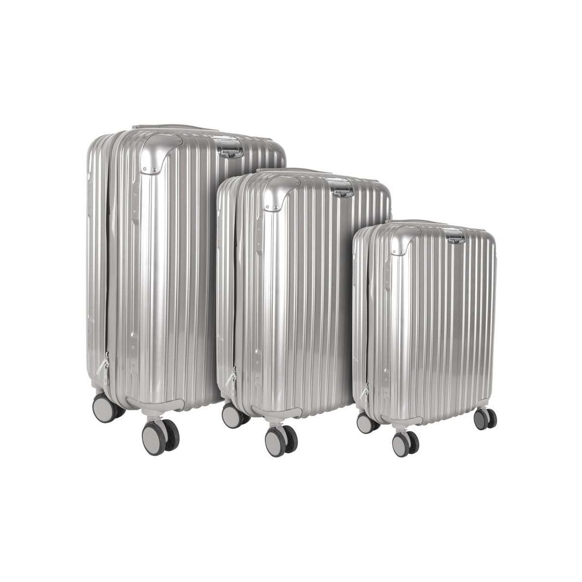 Trolley Bagaglio A Mano Valigia Rigida BAKAJI Set Valigie