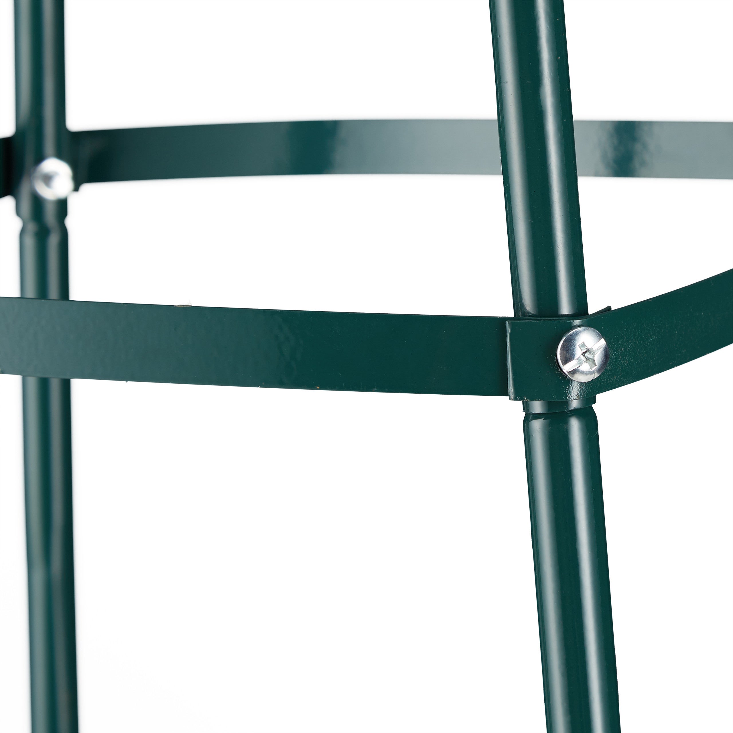 Relaxdays Tuteur Jardin, Pyramide haute 192 cm, Colonne Rosier, Arche Plante grimpante, Arceau , fer, vert foncé - 7